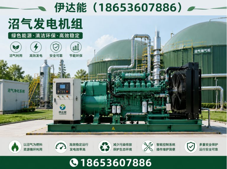 山东气代油发电机组展示图